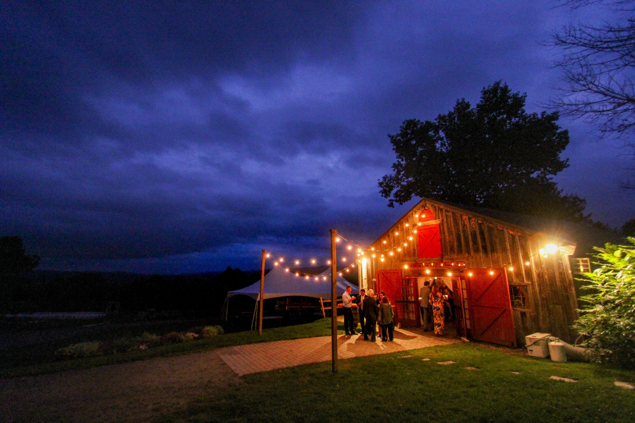 Longlook Farm - Night barn wedding venue