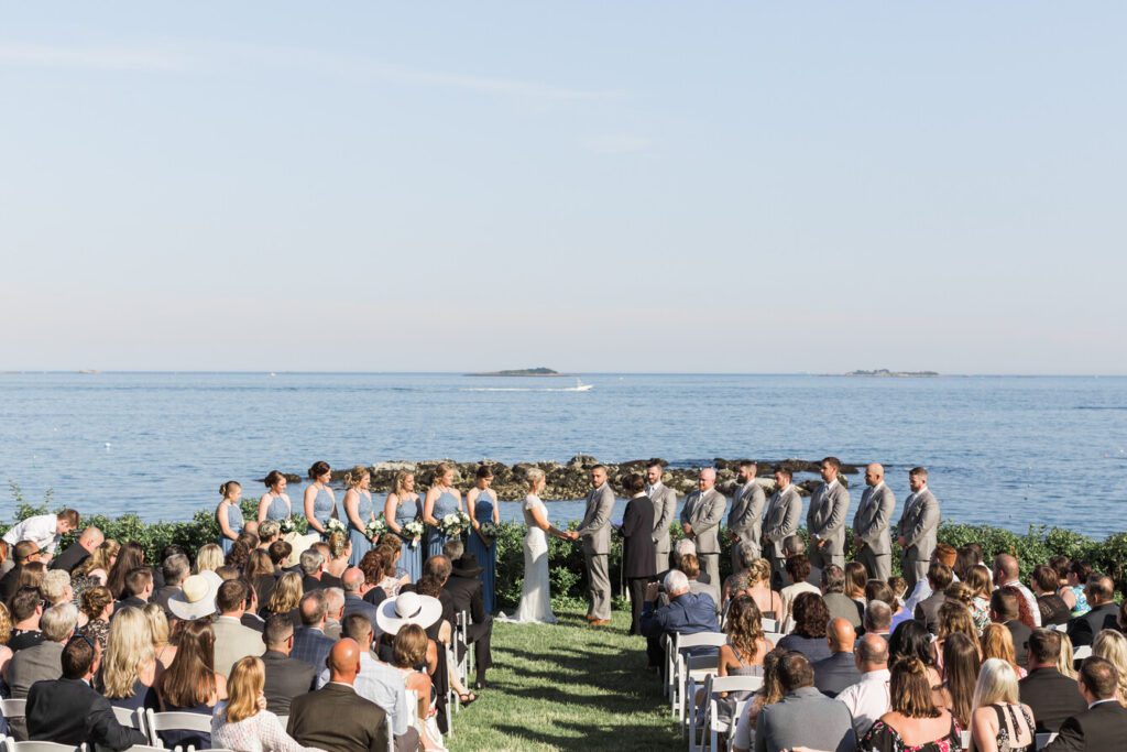 beverly ma waterfront wedding ceremony